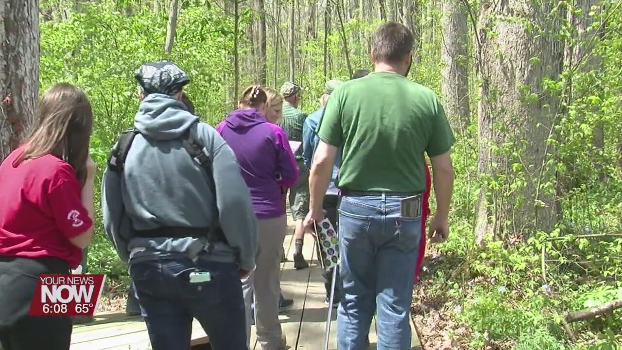 Wildflower walk brings people out to enjoy the parks on Mother's Day